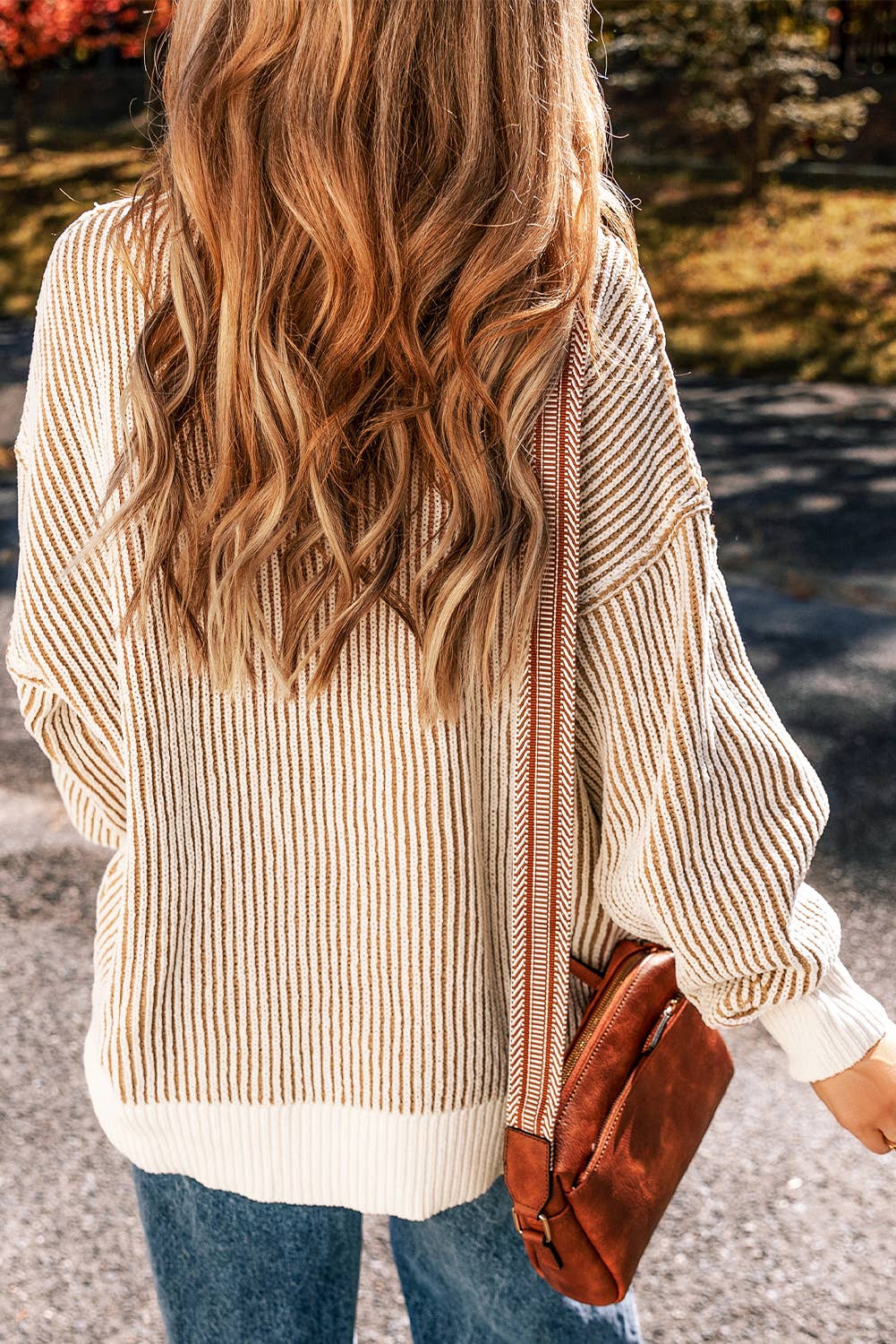Striped Knit Sweater