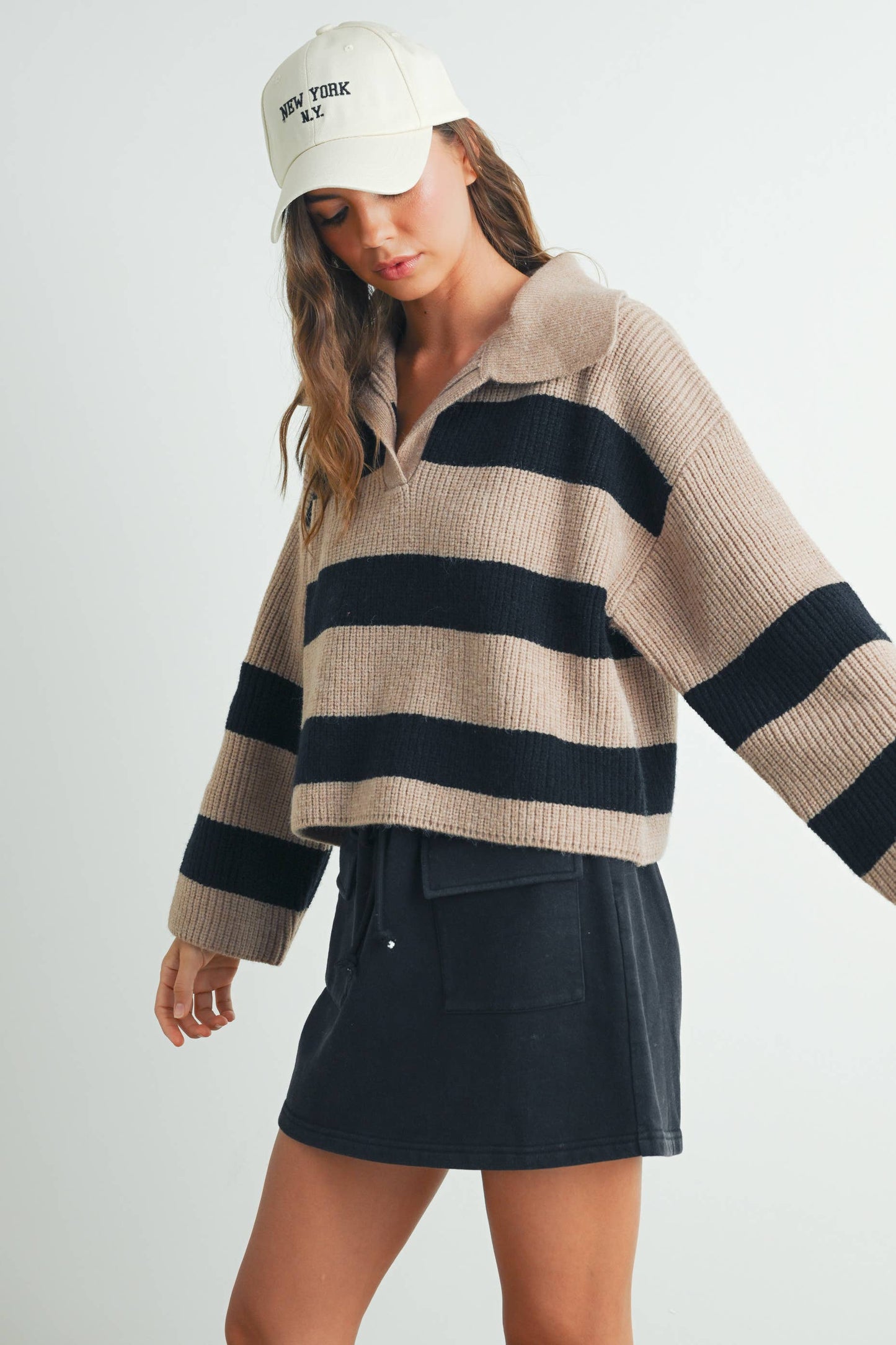 Stripe Rugby Sweater