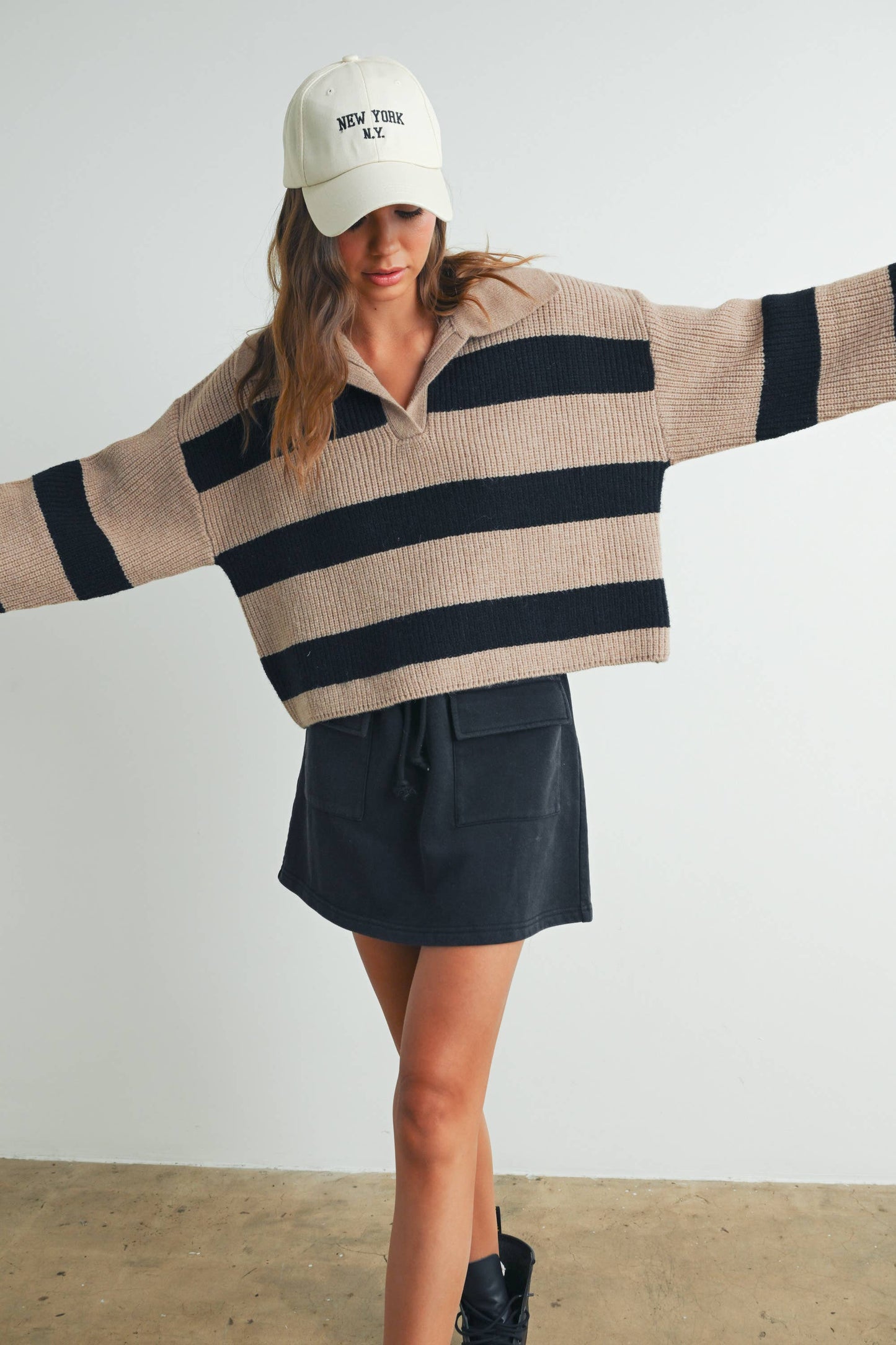 Stripe Rugby Sweater